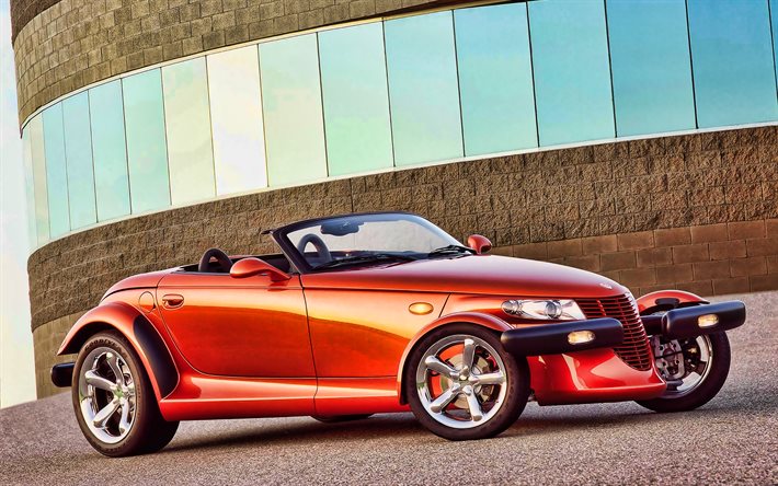 Plymouth Prowler, retro cars, 2002 coches, cabriolets, supercars, 2002 Plymouth Prowler, coches americanos, Plymouth
