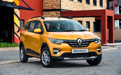 Renault Triber, 4k, jakosuotimet, 2020-autot, ZA-spec, 2020 Renault Triber, ranskalaiset autot, Renault
