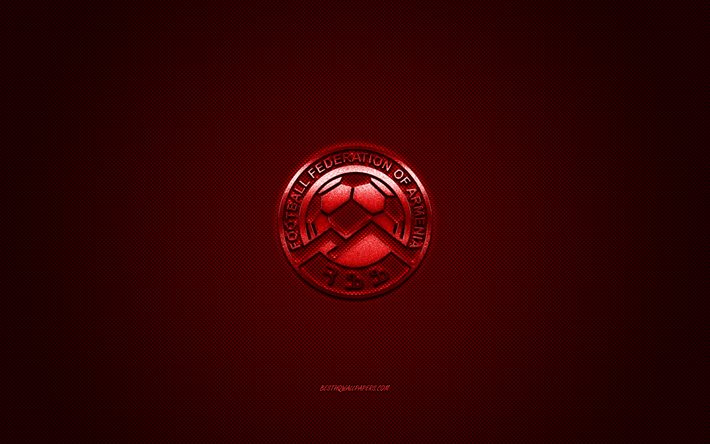 ダウンロード画像 アルメニア国立サッカーチーム エンブレム Uefa 赤ロゴ 赤炭素繊維の背景 アルメニアサッカーチームロゴ サッカー アルメニア フリー のピクチャを無料デスクトップの壁紙