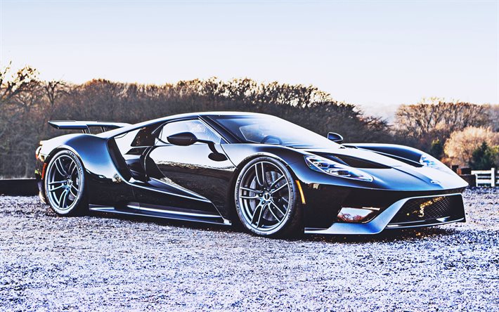 4k, la Ford GT, HDR, supercar, 2020 le auto, hypercars, 2020 Ford GT, auto americane, Ford