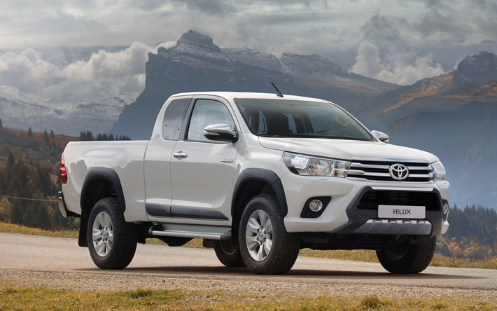 Download wallpapers Toyota Hilux Xtra Cab 4k 2022 cars 