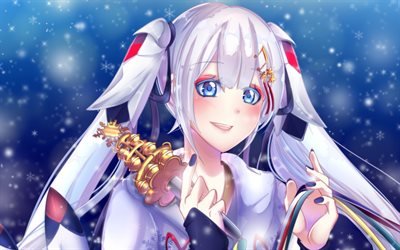 Vocaloid, arte, IA, manga, inverno