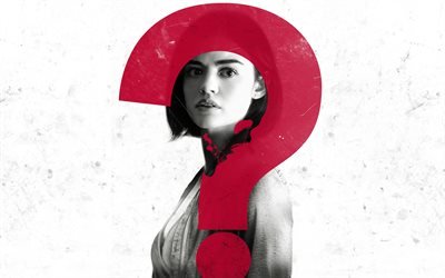 Ger&#231;ek ya da cesaret, 2018, Lucy Hale, poster, 4k, Gerilim, soru işareti, Amerikan korku filmi