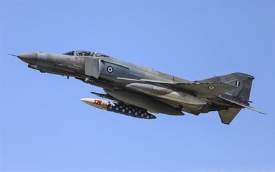 McDonnell Douglas F-4E Phantom II, fighter-interceptor, Israeli Air Force, military aircraft, combat aviation, Israel, McDonnell Douglas