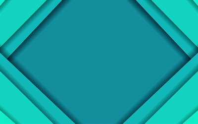 turquoise material design background, turquoise abstract background, turquoise geometric background, turquoise cretiave background, material design