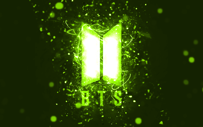 Download BTS Logo With Cute Purple Background Wallpaper | Wallpapers.com