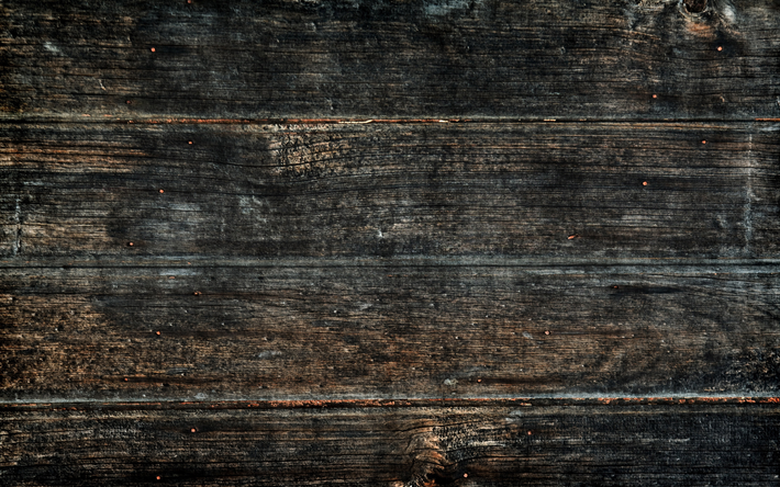 黒の木の質感, 4k, 自然な風合い, 木製の3dテクスチャ, 水平方向の木製テクスチャ, 3dテクスチャ, 黒い木製の背景, 木製の背景, 木製のテクスチャ
