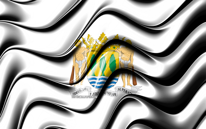 Gipuzkoa flagga, 4k, Provinserna i Spanien, administrativa distrikt, Flagga Gipuzkoa, 3D-konst, Gipuzkoa, spanska provinser, Gipuzkoa 3D-flagga, Spanien, Europa