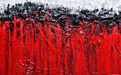 Texture grunge rouge, texture de peinture rouge, texture rouge noir, texture &#233;claboussures de peinture rouge, fond de peinture, &#233;claboussures de peinture rouge grunge