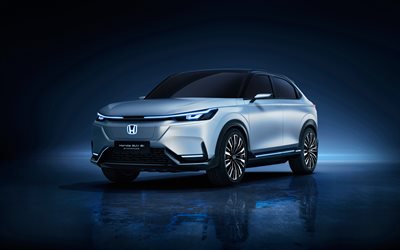 Honda SUV e prototipi, 4k, ge&#231;itler, 2021 arabalar, elektrikli arabalar, Japon arabaları, Honda