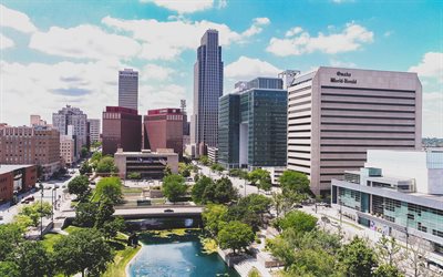 Omaha, First National Bank Tower, modern buildings, business centers, Omaha cityscape, Omaha skyline, Nebraska, USA