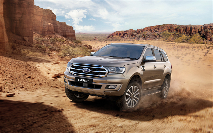 Ford Everest, offroad, 2018 carros, deserto, SUVs, os carros americanos, Ford