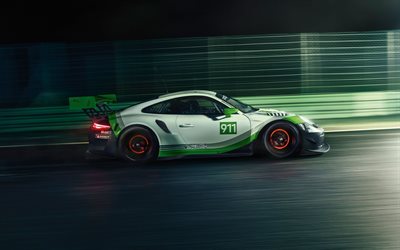 Porsche 911 GTR3 R, side view, racing car, sports coupe, tuning, German cars, Porsche