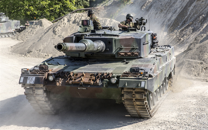 Leopard 2, German battle tank, Army of Germany, modern armored vehicles, Germany