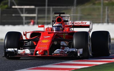 Kimi Raikkonen, Ferrari SF15-T, Scuderia Ferrari, 2017 cars, Formula 1, F1