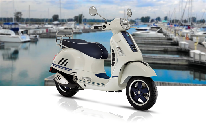 Vespa 2019 SE Modelleri, scooter, 2019 bisiklet Vitrinler, Vespa