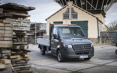 Mercedes-Benz Sprinter Ch&#226;ssis-Cabine, 2019 camions, transport de fret, le nouveau Sprinter, Mercedes