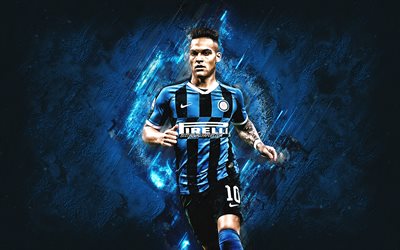 Lautaro Martinez, FC Internazionale, Argentine footballer, striker, portrait, Inter Milan FC, Milan, Italy, Serie A, football