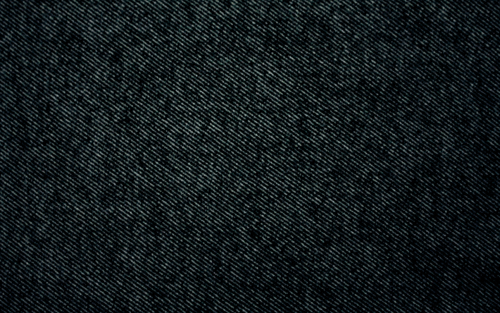 Black Fabric Texture Background