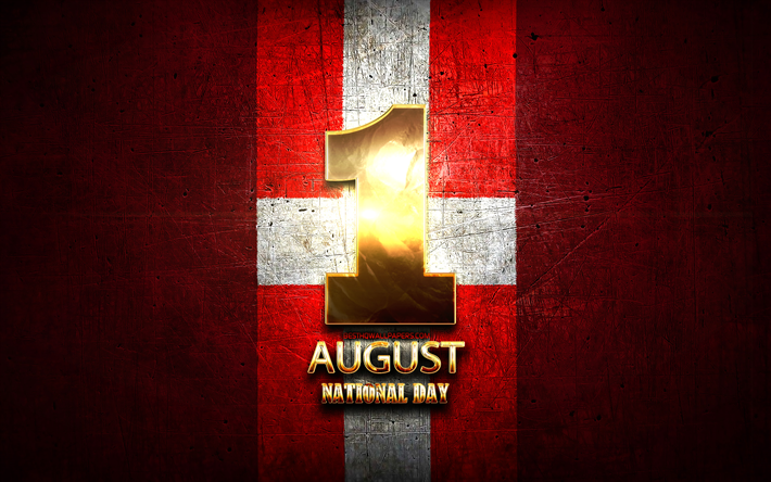 Swiss National Day, August 1, golden signs, Swiss national holidays, Switzerland Public Holidays, Switzerland, Europe, National Day of Switzerland