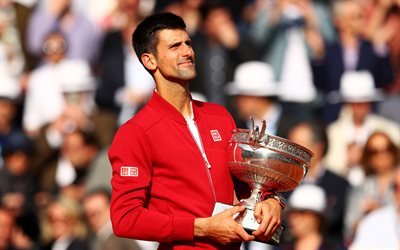 El serbio Novak Djokovic, ATP, pista de Tenis, Roland Garros, el tenista serbio