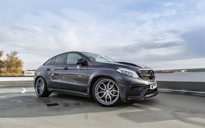 Mercedes-Benz GLECoupe, Prima-Progettazione, messa a punto GLE-Classe, nero GLE, auto tedesche, C292, Mercedes