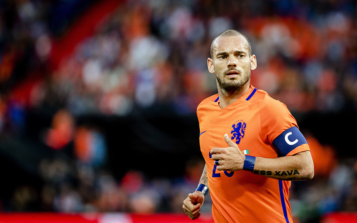 Wesley Sneijder, 4k, jalkapallo, jalkapalloilijat, Hollannin Maajoukkueen, keskikentt&#228;pelaaja