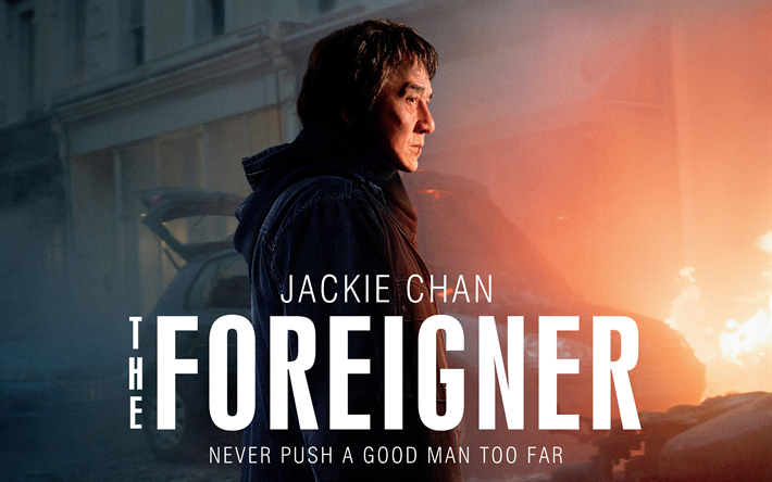 The Foreigner, 4k, poster, 2017 movies, Jackie Chan