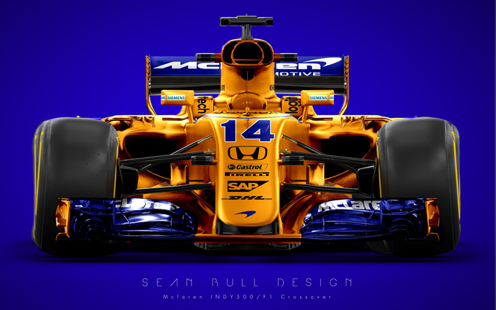 Formule 1, en 2017, les voitures, F1, McLaren MCL32, McLaren F1