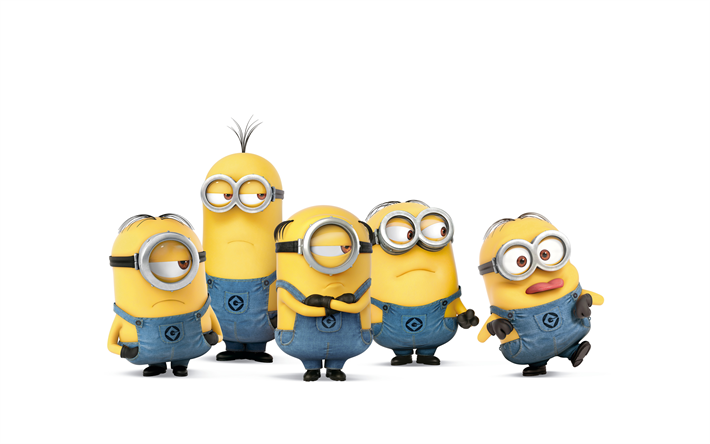 minions, 4k, Despicable Me 3, funny characters, 2017 movies, 3d-animation