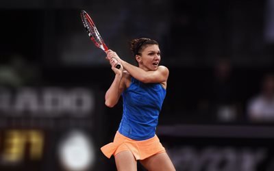 Tennis, Simona Halep, Romanian tennis player, tennis match, WTA