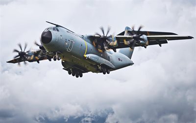 airbus a400m atlas, makro, usaf, us army, transport-flugzeuge, airbus military, united states, air force, military aircraft, airbus, airbus a400m