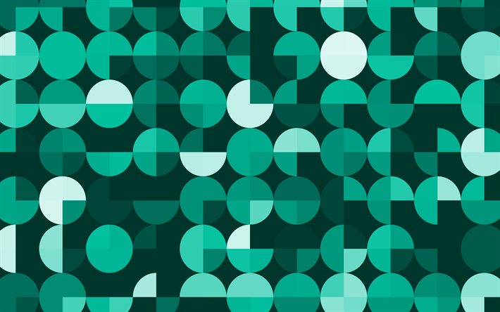 verde retro c&#237;rculos de fondo, verde retro abstracci&#243;n, fondo con c&#237;rculos verdes, retro fondos, c&#237;rculos verdes abstracci&#243;n