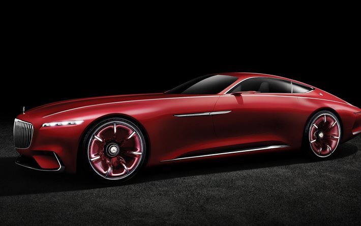 vision, electric car, coupe, 2016, mercedes-maybach 6, concept, new car