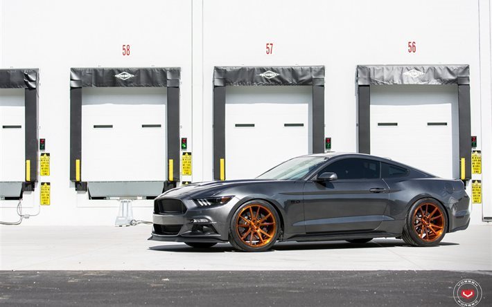 vossen wheels, ford mustang, drives, tuning