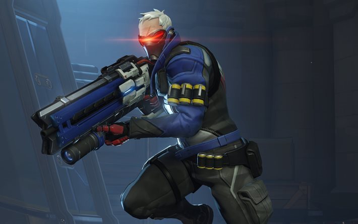 character, avenger, soldier 76, missile strike, overwatch, sprint