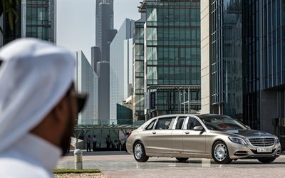 limousine, s600, 2016, dubai, mercedes-maybach, pullman, arabi uniti