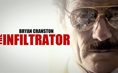 infiltrator, filmen, biografi, bryan cranston, affisch, 2016, thriller, jason isaacs
