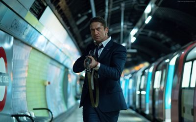 crime, action, mike banning, fall of london, thriller, gerard butler, 2016