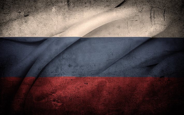 pietra, simboli, bandiera russa, bandiera della russia, grunge