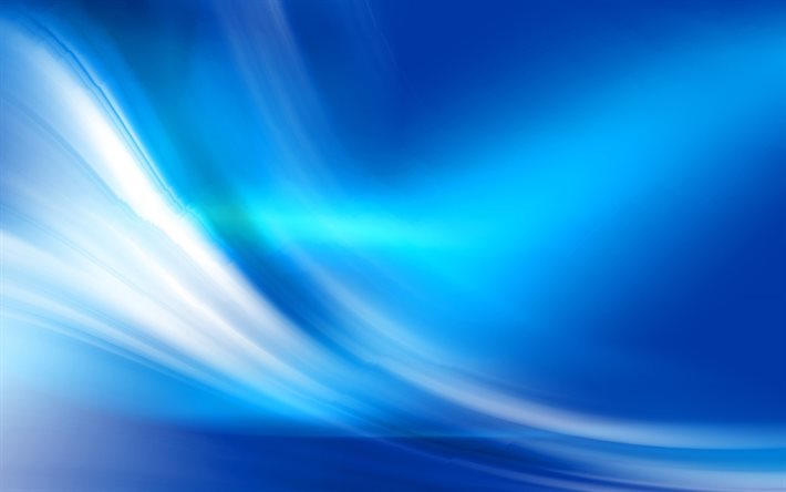 ライン, 抽象波, 青色の背景, 光