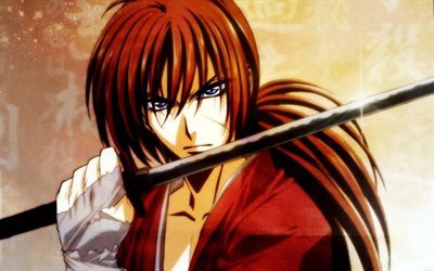 guys, hobo kenshin, rurouni kenshin, sword, himura kenshin, characters