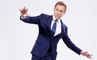 tom hiddleston, guys, actor, celebrity, grey suit