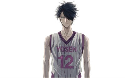 Kuroko no Basuke, Kazunari Takao, art, Japanese manga, basketball player, character, manga about basketball