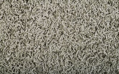 carpete cinza, 4k, macro, texturas de carpete, planos de fundo de carpete, carpete, fundo com carpete