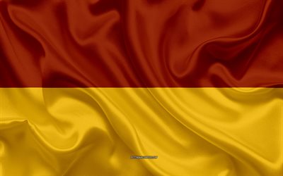 Flag of Tolima Department, 4k, silk texture, Tolima Department, Tolima, Colombian Department, Tolima flag, Colombia