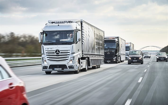 Mercedes-Benz Actros, 2016, autoroute, mercedes, camion