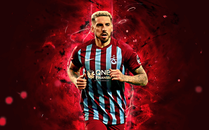 Jose Sosa, Trabzonspor FC, Argentiinalainen jalkapalloilija, jalkapallo, Turkin Super Lig, Sosa, abstrakti taide, neon valot