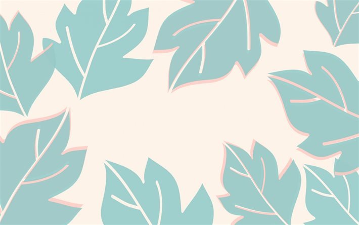 etro background with green leaves, retro floral texture, retro leaves texture, leaves background
