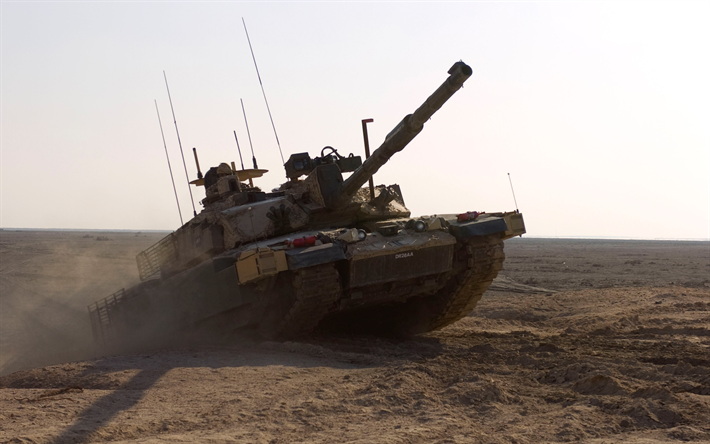 チャレンジャー2, 主力戦車, イギリス, 陸軍, 砂漠, イギリス戦車, 4k